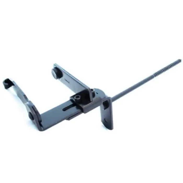Premium Fermaporte a vite 826VL Casale, a doppia regolazione 110-140 mm, lunghezza vite 160 mm, finitura Nero