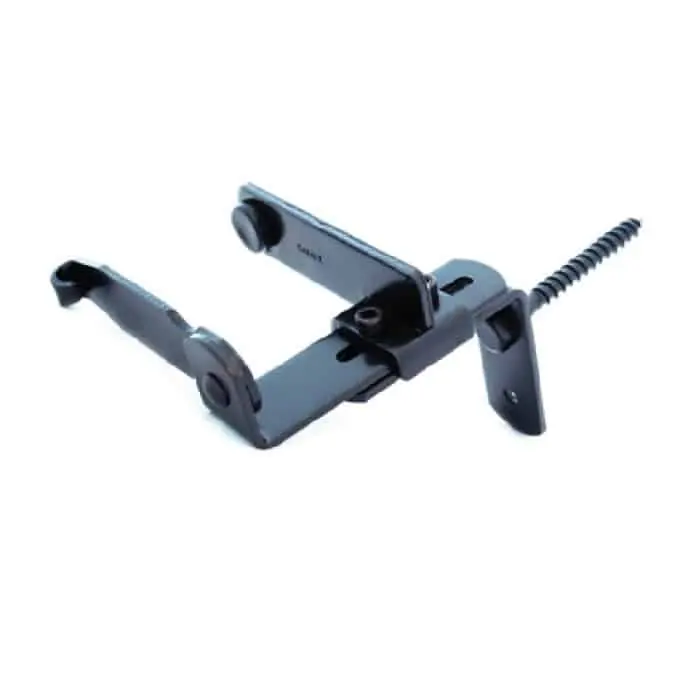 Koopje Fermaporte a vite 826 Casale, a doppia regolazione 110-140 mm, lunghezza vite 85 mm, finitura Nero