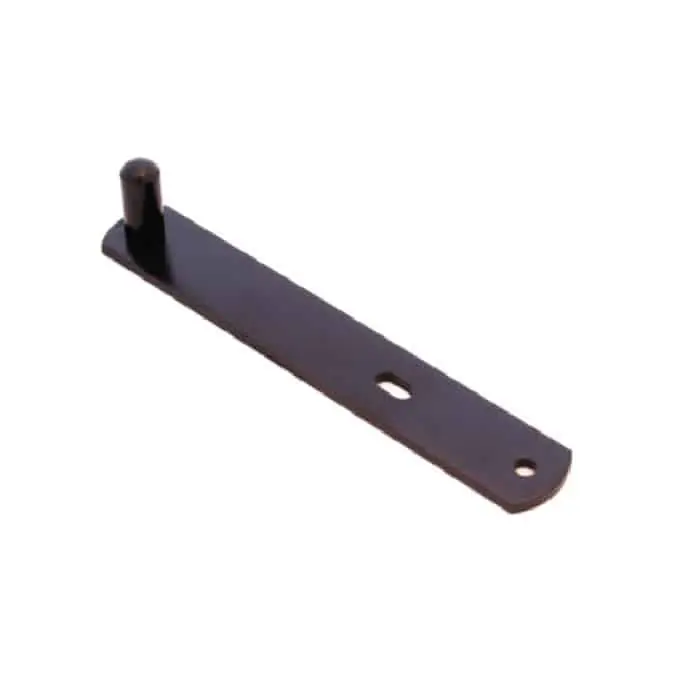 Perno su piastra da avvitare Casale 2068, misure 137x22 mm, finitura Nero Fabrieksprijs