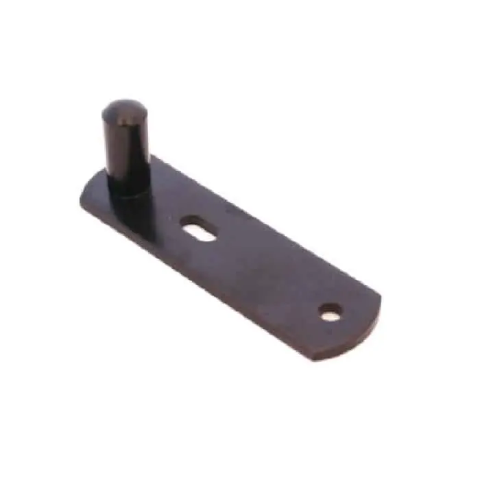 Perno su piastra da avvitare Casale 2064, misure 77x22 mm, finiutra Nero Bestel Nu
