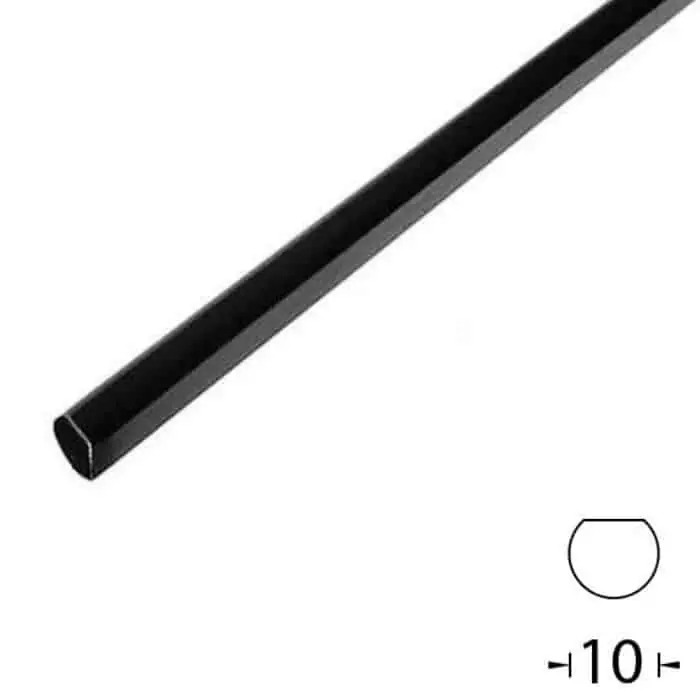 Asta per spagnolette CASALE 2032, diametro 10 mm, lunghezza 160 cm, finitura Nero Beste Prijs