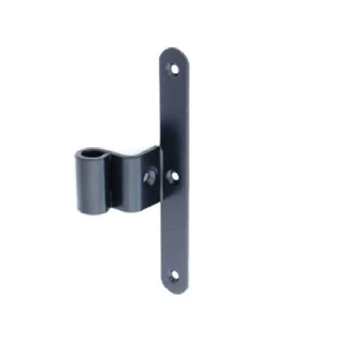 Mezzo squadro in costa 500 Casale, per persiane in alluminio, lunghezza 155 mm, finitura Verniciato Nero Laatste Kans