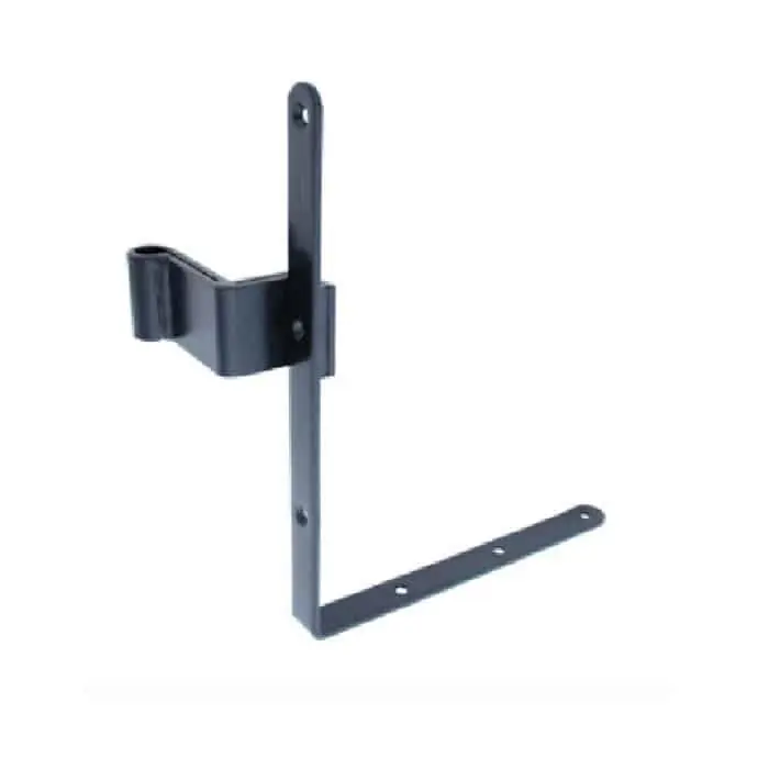 Squadro in costa zancato 604 Casale, misure 205x255 mm, lato destro, finitura Verniciato Nero Populair