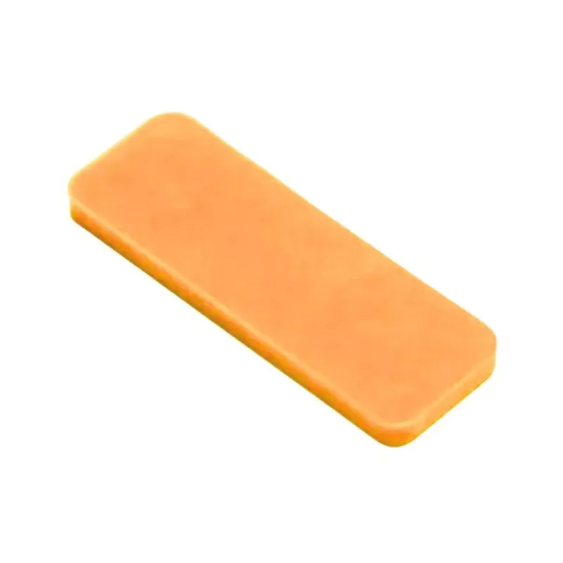 Spessore liscio per vetro Cupraplast, dimensioni 10x29x3 mm, materiale Plastica, colore Giallo Favoriet