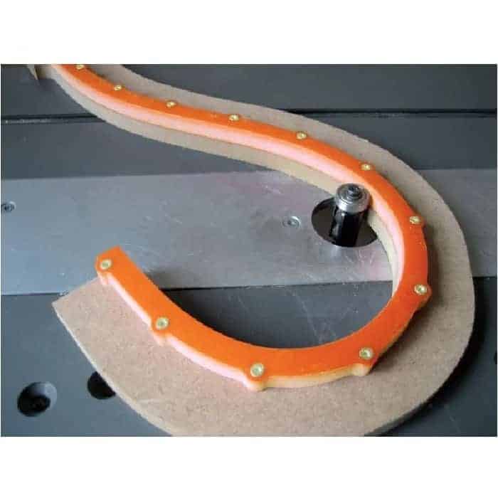 Shop Nu Dima flessibile CMT per fresature curve e ad arco, larghezza taglio 18x18 mm, lunghezza totale 1000 mm