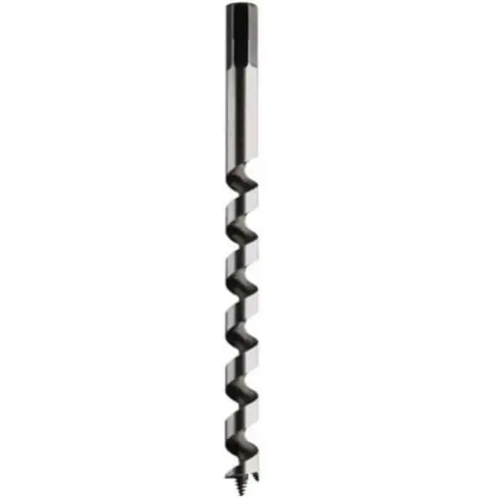 Exclusieve Aanbieding Punta elicoidale CMT per legno, attacco esagonale, rotazione destra, diametro 10 mm, altezza taglio 155 mm