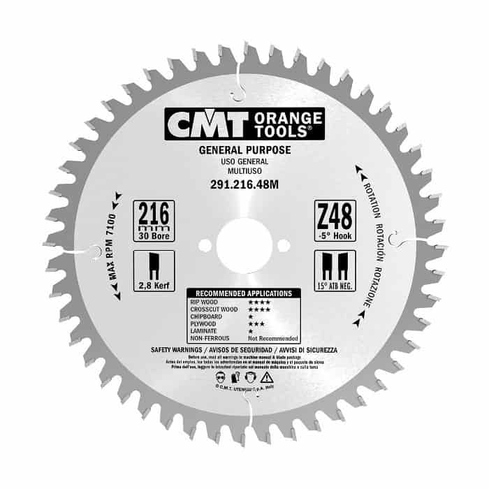 Beperkte Voorraad Lama CMT per taglio legno lungo e traverso vena, 24 denti, dimensioni 150x2,4x20 mm
