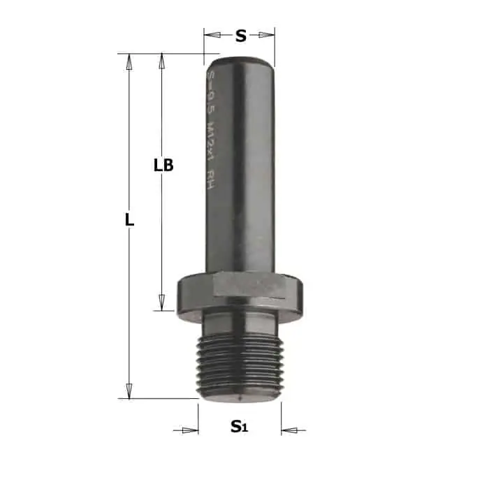 Rechtstreeks Van De Fabrikant Riduzione CMT, lunghezza totale 55 mm, diametro attacco 10x40 mm