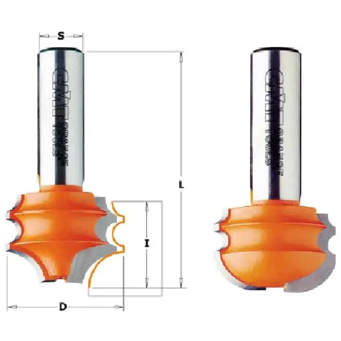 Sistema di bordatura CMT, diametro 31,7 mm, altezza di taglio 19 mm, profilo B Betaalbaar
