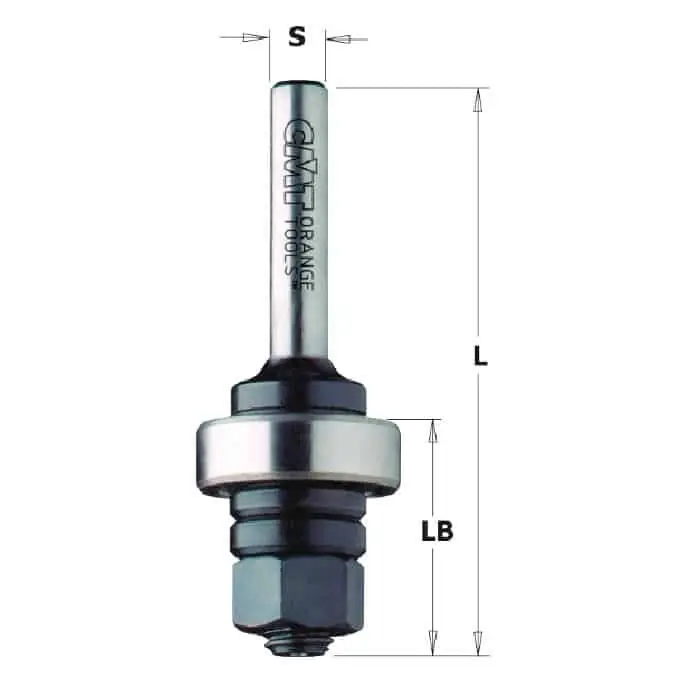 Alberino portafrese CMT per frese a disco 822, lunghezza battuta 26 mm, diametro attacco 6 mm Laatste Versie