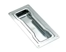 Direct Beschikbaar Maniglia ad incasso Comunello 270G, larghezza 90 mm, lunghezza 200 mm, finitura Zincato