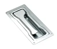 Maniglia ad incasso Comunello con leva 272, larghezza 90 mm, lunghezza 200 mm, finitura Zincato Beperkte Voorraad