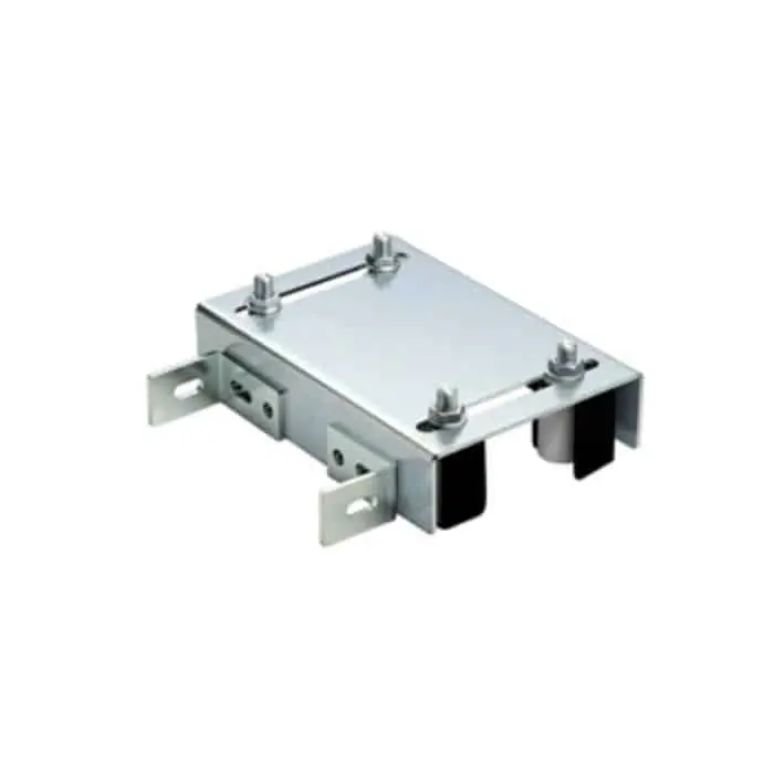Piastra guida regolabile Comunello 251 per cancello, con staffa angolare, diametro 30 mm, finitura Zincato Laatste Versie