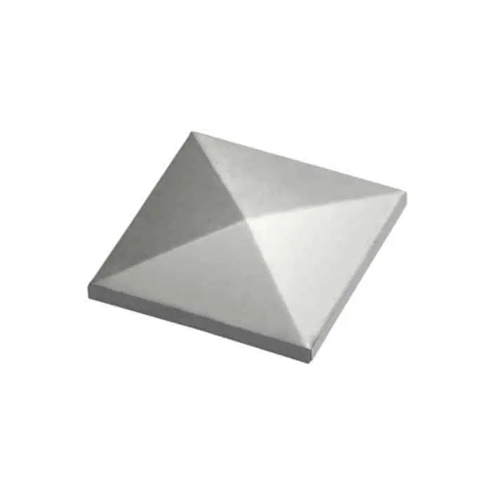 Shop Nu Copripilastro quadrato Comunello 165Z, misura 60x60 mm, finitura Grezzo