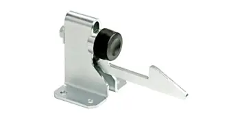 Arresto fine corsa regolabile Comunello 202F-B, altezza 130 mm, finitura Zincato Bestel Nu