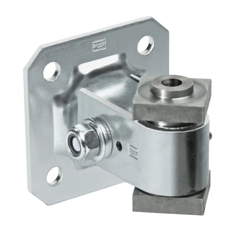 Cardine regolabile Giuliano 282 Comunello per cancello ad ante, piastra quadra 40x40 mm, misura M12x71-84 mm, finitura Zincato Koop Online