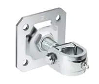 Cardine a fascetta con ingrassatore e piastra Comunello 186, M.27 diametro 40 mm, finitura Zincato Flitsaanbieding