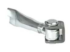 Cardine con cavallotto a cementare Comunello per cancello 125, portata 150 Kg, finitura Zincato Speciale Aanbieding