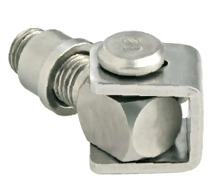 Cardine Comunello con cavallotto e bussola 120I, misura C47 M24 R53-75, materiale acciaio, finitura Inox Superprijs