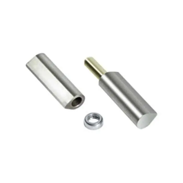 Veilige Betaling Cerniera a goccia Comunello 497, con perno in ottone e cuscinetto, lunghezza 100 mm, finitura Grezzo