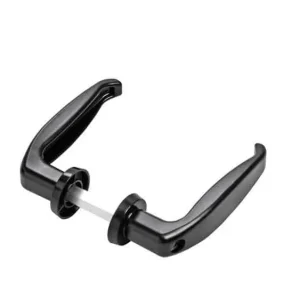 Maniglia con rosetta Comunello per cancello 210, distanza 40-50 mm, finitura Verniciato Nero Fabrieksprijs