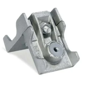 Squadretta meccanica con dado 1105 Comunello, tiraggio interno, larghezza 35,8 mm, altezza 13,9 mm, in Alluminio Snelle Levering