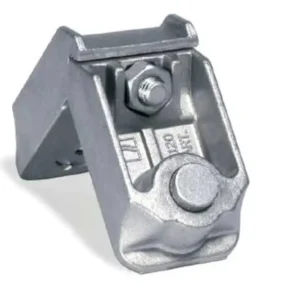 Squadretta meccanica con dado 1169 Comunello, larghezza 45,4 mm, altezza 14,4 mm, materiale Alluminio Laatste Kans