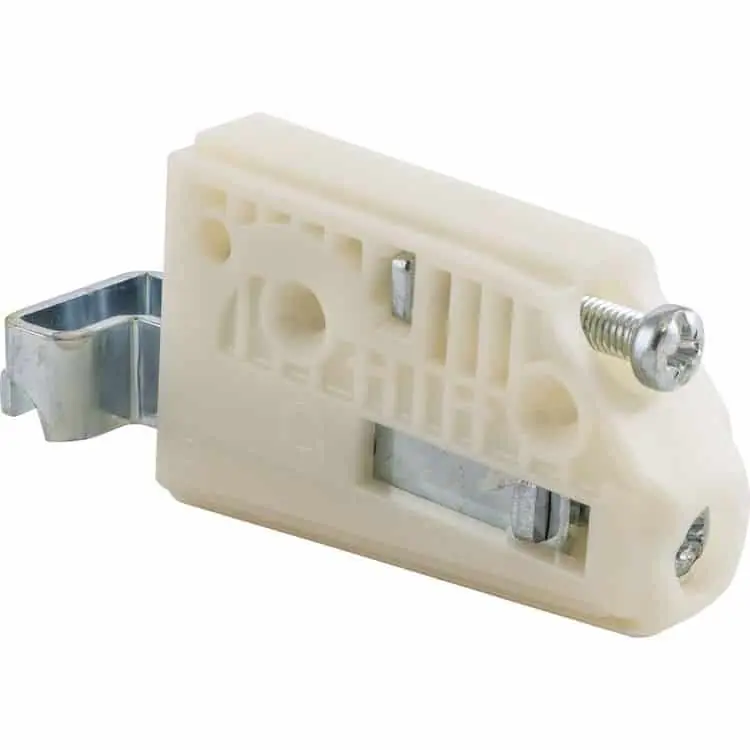 Attaccaglia per pensile 806.02.P2.VI Camar, schienale 8 mm, mano destra con fissaggio a vite, finitura Neutro Alleen Vandaag