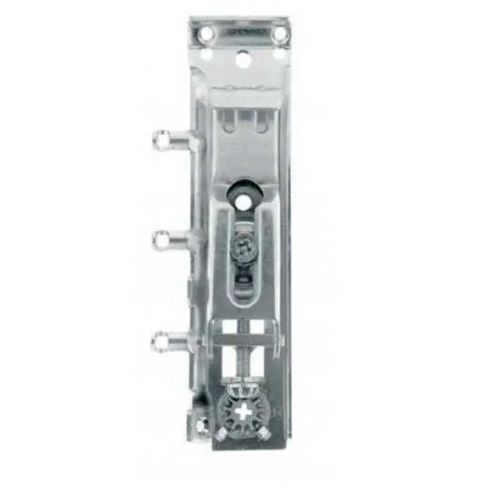 Attaccaglia per pensile 816.32.Z1.DU Camar, schienale 15 mm, mano destra con fissaggio bussola da 10 mm, finitura Zincato Weekendaanbieding
