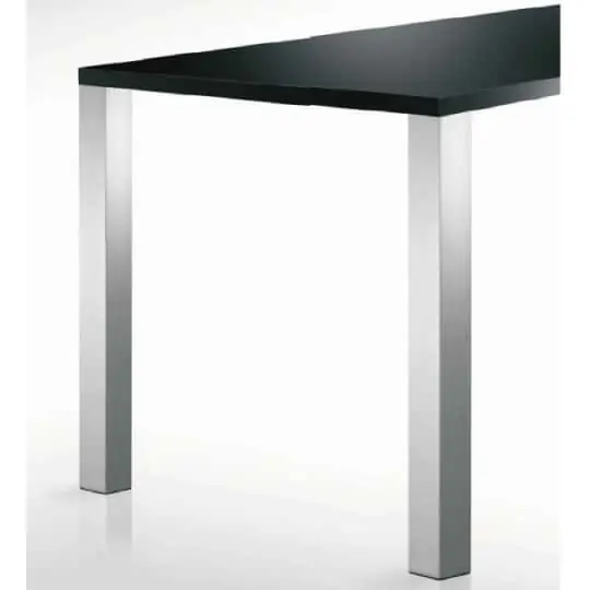 Gambe quadrate 60x60 mm registrabili, Camar, Altezza 70 cm, Grigio ral 9006 Fabrieksprijs