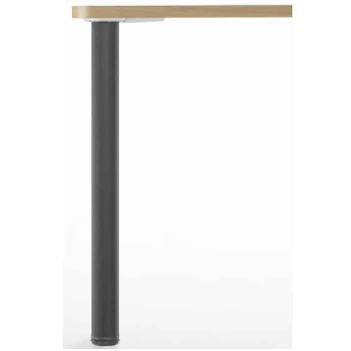 Hoge Kwaliteit Gamba 615 Camar per tavolo, tonda, diametro 60 mm, finitura Alluminio Anodizzato Naturale