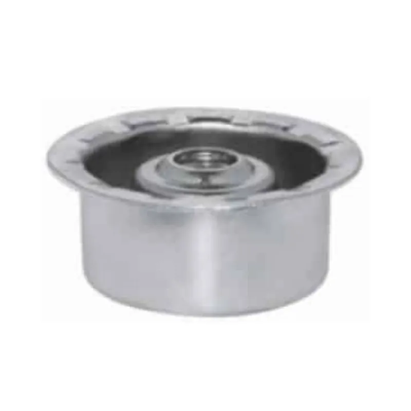 Merkproduct Base baionetta tonda 825D Camar per piedino metallico, foro centrale M10, diametro 60 mm, Metallo finitura Zincato