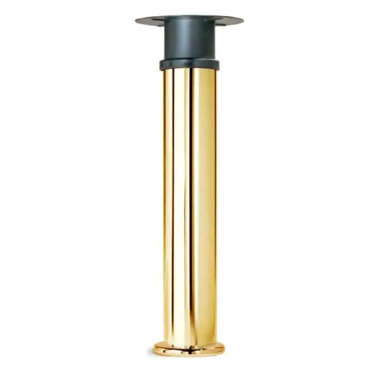 Colonne in acciaio per penisola Cieffe Altezza 870 mm Accessori cucina Gambone Oro Lucido Beperkte Voorraad