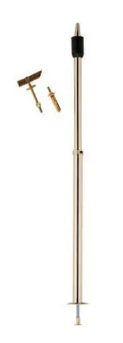Express Levering Reggimensola per piani sospesi, diametro 22x400 mm, Acciaio finitura Oro Lucido