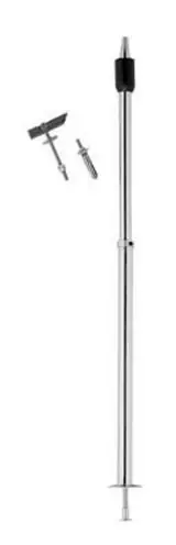 Laatste Versie Reggimensola per piani sospesi, diametro 22x400 mm, Acciaio finitura Cromo Lucido
