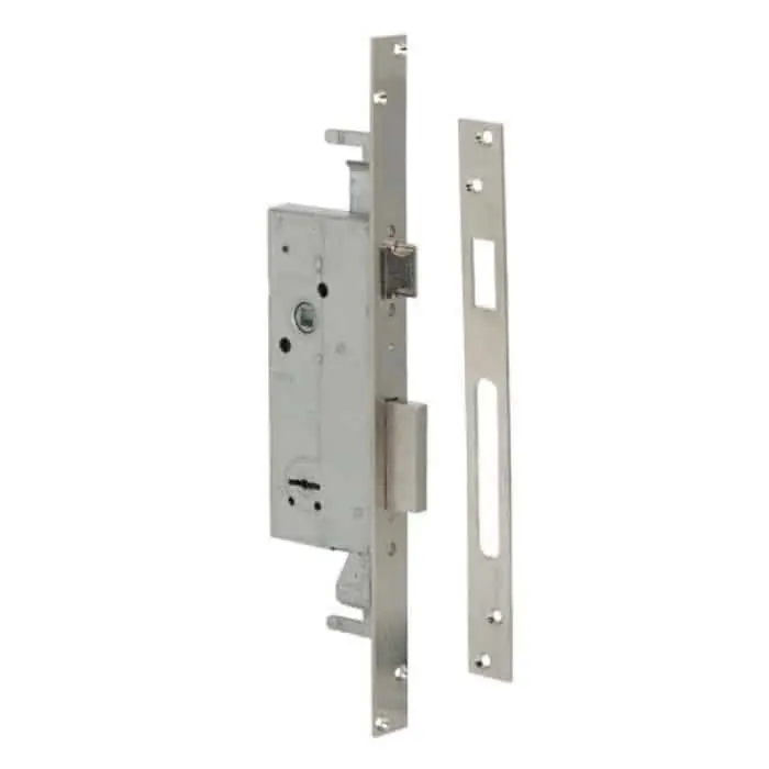 Serratura da infilare Cisa 57215.60 KA, per porta a 2 mandate, a doppia mappa, catenaccio e scrocco, entrata 60 mm Nieuw
