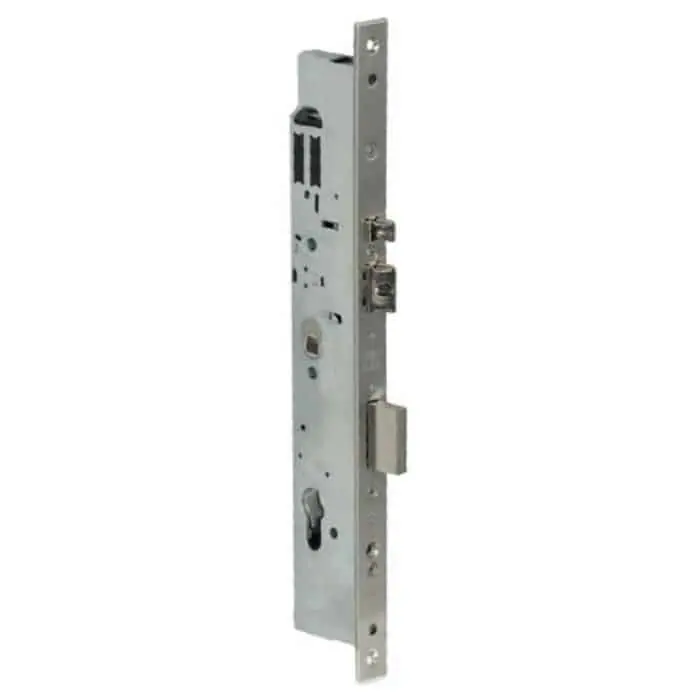 Hete Deal Elettroserratura Cisa serie Multitop PRO 19205.30, per montante, a ingranaggi e cilindro, frontale 22x3 mm, entrata 30 mm