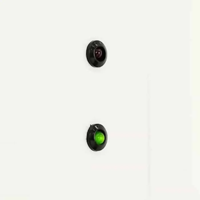 Led luminoso Cisa 07126.02, per segnalazione visiva porta aperta, luce Verde Aanbieding