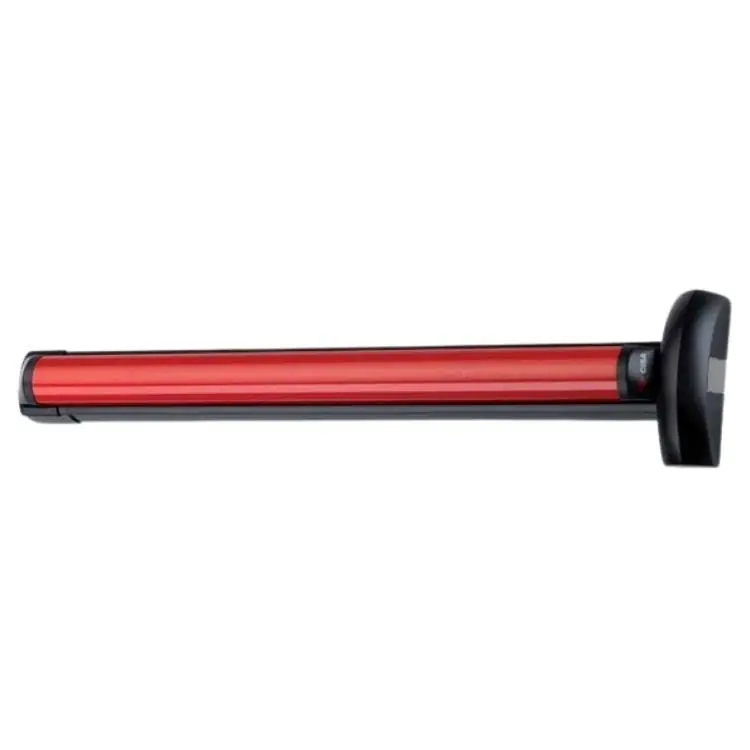 Nieuw Maniglione antipanico FAST Touch 59811.09 Cisa, versione componibile, scrocco laterale, lunghezza 1300 mm, finitura Nero e Rosso