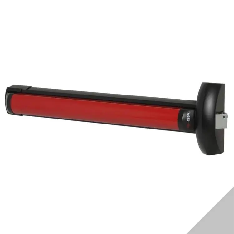 Uitverkoop Maniglione antipanico FAST Touch 59801.11 Cisa, con scrocco laterale, lunghezza 840 mm, finitura Grigio