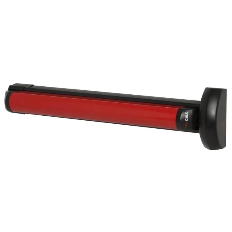 Maniglione antipanico 59711.01 FAST Touch Cisa per serratura Sikurexit, quadro maniglia, lunghezza 840 mm, finitura Nero e Rosso Dagaanbieding