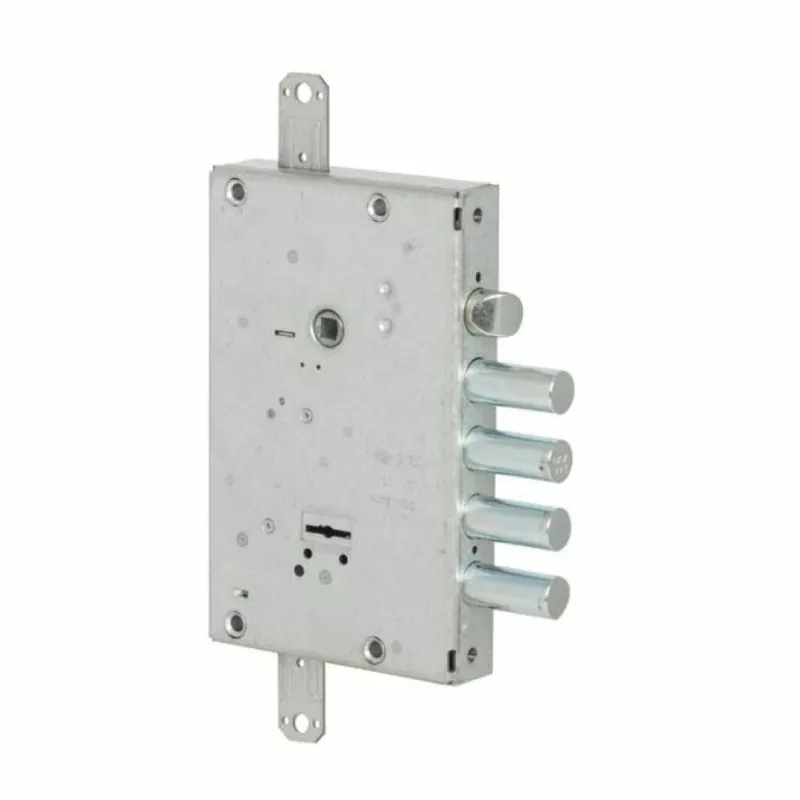 Serratura Revolution Cisa 57515 da applicare per porta blindata, scrocco e catenaccio, 3 catenacci uscita 7,5 mm, interasse 38 mm, entrata 64 mm, Acciaio finitura Zincato Gereduceerde Prijs