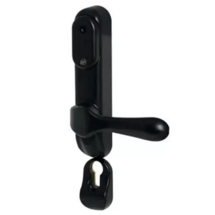 Aanbieding Elettromaniglia 07074.71 Cisa per serratura antipanico, foro Yale, interasse 92 mm, finitura Verniciato Nero
