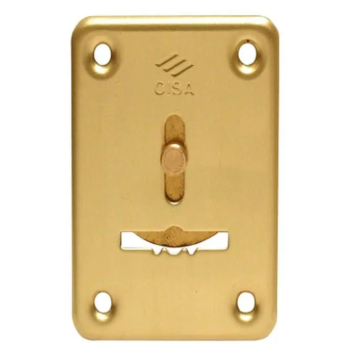 Merkproduct Copritoppa interno Cisa, in ottone, dimensione 60x46 mm