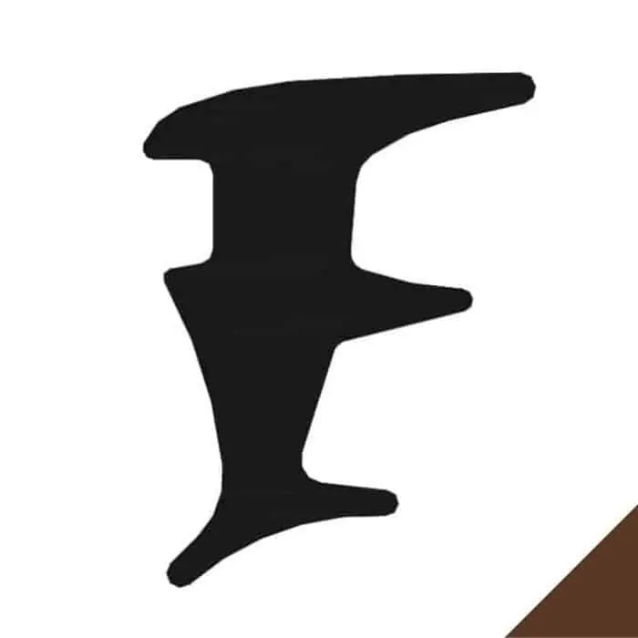 Betaalbaar Guarnizione fermavetro interna UP6 Complastex per finestra, spessore 6 mm, finitura Marrone