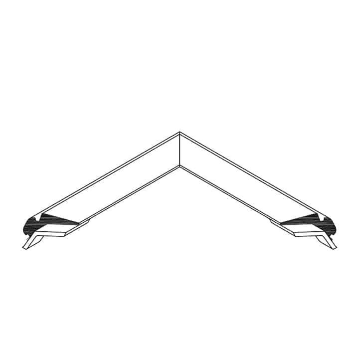 Snelle Levering Angolo stampato Complastex per guarnizione centrale 02763, sistema R40-50, materiale Terprene