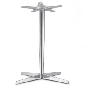 Piantana per tavolo, gambone Cieffe, articolo 986 con diametro di 60 mm, altezza di 740 mm e base ø di 575 mm, colore Cromo Lucido Nu Kopen