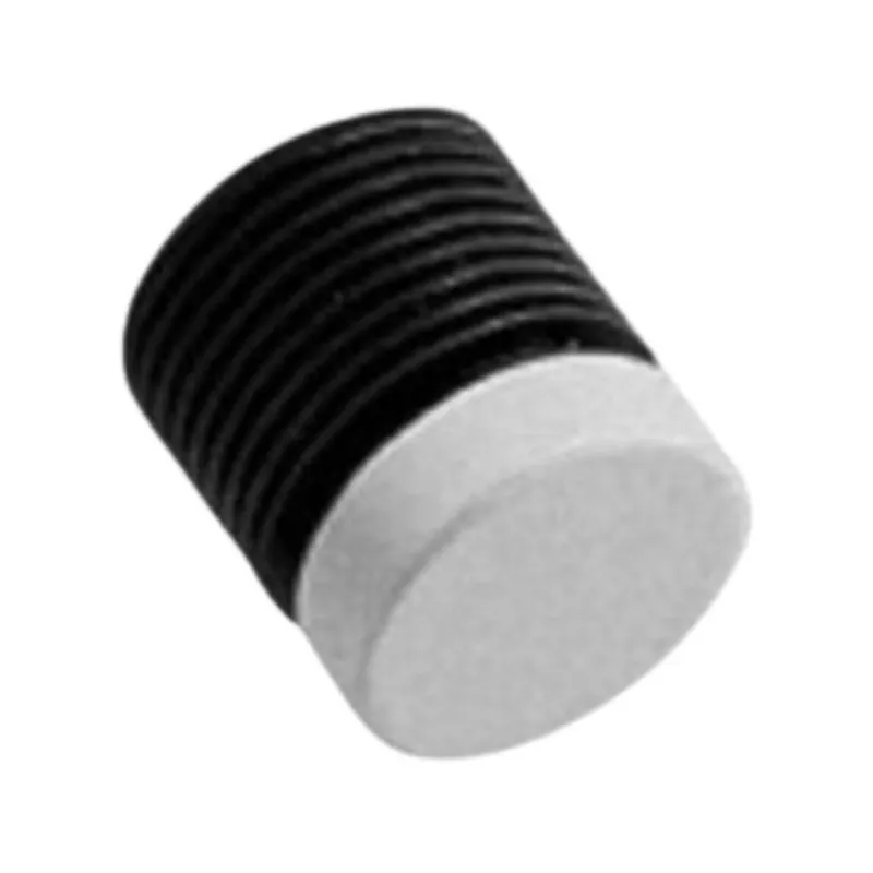 Koopje Pomolo MB00868B Confalonieri per mobile, diametro 20 mm, sporgenza 23 mm, Zama finitura Cromo Satinato, Impugnatura gomma Nera