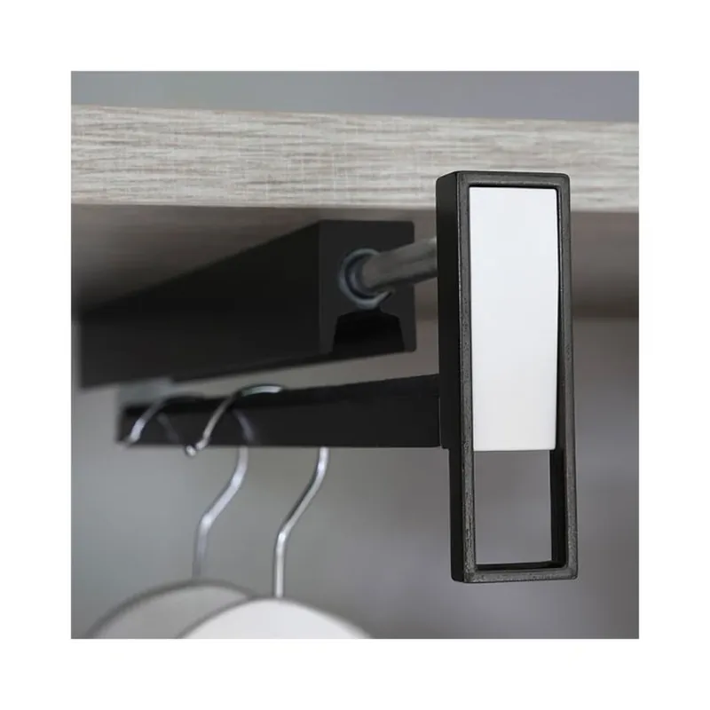 Betaalbaar Portabito estraibile Flow System Confalonieri MA01201 per mobile armadio, lunghezza 360 mm, Alluminio finitura Bronzo