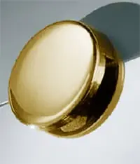 Exclusieve Aanbieding Reggispecchio MA01182B Confalonieri per cristallo, diametro 35 mm, Acciaio Oro Lucido